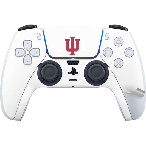 Indiana University IU Logo White PS5 Pro Bundle Skin
