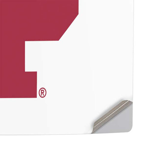 Indiana University IU Logo White PS5 Slim Digital Edition Console Skin