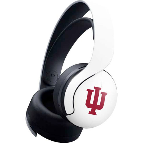 Indiana University IU Logo White PlayStation PS5 Skins