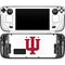 Indiana University IU Logo White Steam Deck Handheld Gaming Computer OLED Skin