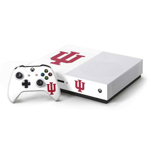 Indiana University IU Logo White Xbox One Skins
