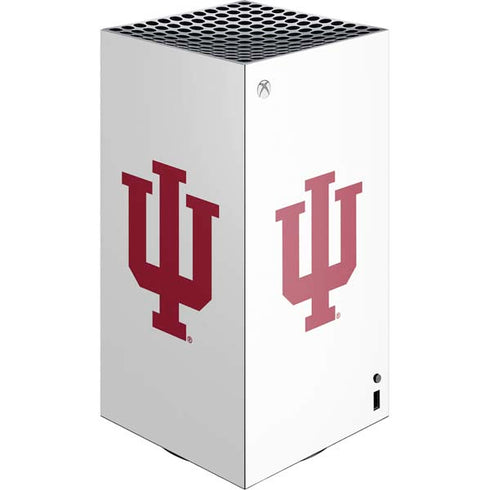 Indiana University IU Logo White XBox Series X Digital Edition Console Skin