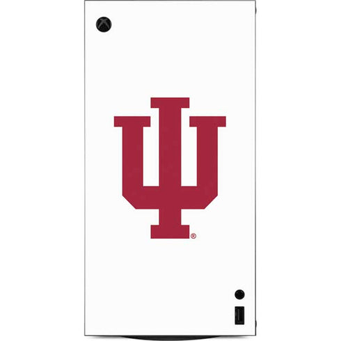 Indiana University IU Logo White XBox Series X Digital Edition Console Skin
