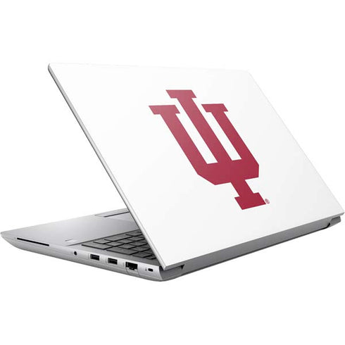 Indiana University IU Logo White HP ZBook Fury 16 G10 Skin