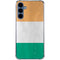 Ivory Coast Flag Distressed Galaxy A55 5G Clear Case