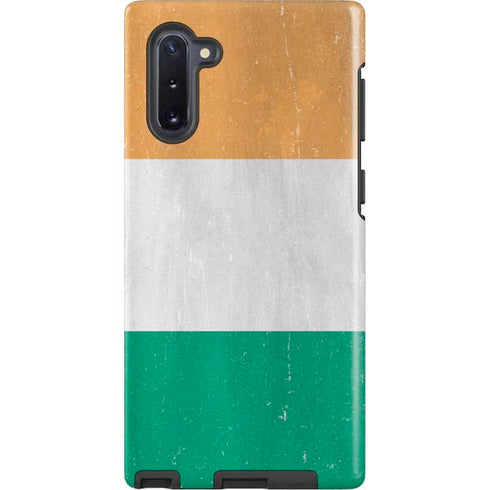 Ivory Coast Flag Distressed Galaxy Cases