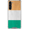 Ivory Coast Flag Distressed Galaxy S24 FE Clear Case