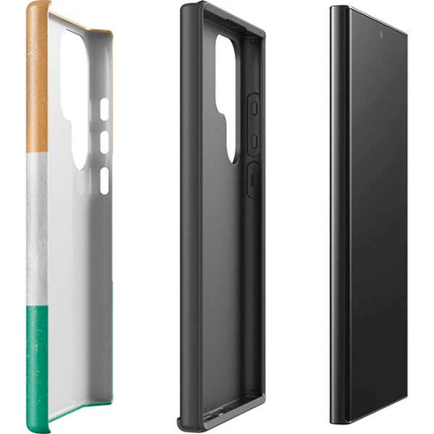 Ivory Coast Flag Distressed Galaxy S25 Ultra Impact Case