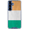 Ivory Coast Flag Distressed Galaxy S25 Plus Clear Case