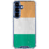 Ivory Coast Flag Distressed Galaxy S25 Plus Clear Case