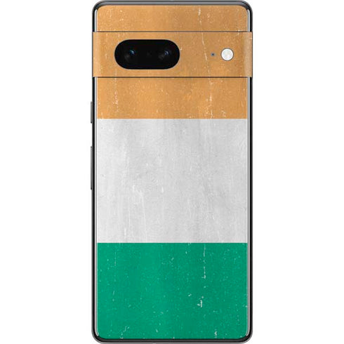 Ivory Coast Flag Distressed Pixel Skins