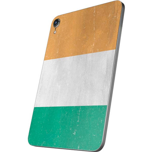 Ivory Coast Flag Distressed Apple iPad Mini Skin