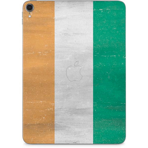 Ivory Coast Flag Distressed Apple iPad Pro Skin