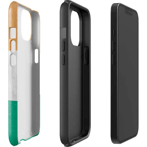 Ivory Coast Flag Distressed iPhone 15 Impact Case