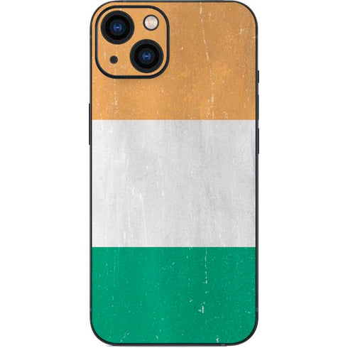 Ivory Coast Flag Distressed iPhone 15 Skin