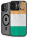 Ivory Coast Flag Distressed iPhone 16 Kickstand Case
