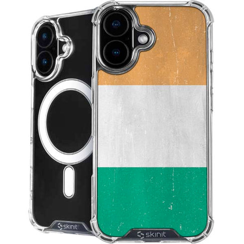 Ivory Coast Flag Distressed iPhone 16 MagSafe Case