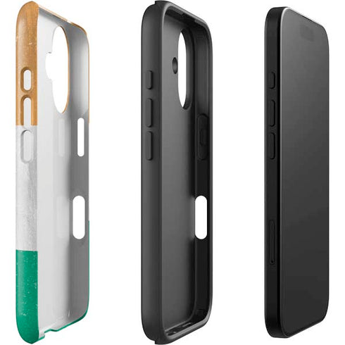 Ivory Coast Flag Distressed iPhone 16 Plus Impact Case