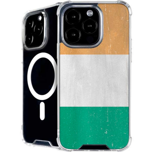 Ivory Coast Flag Distressed iPhone 16 Pro MagSafe Case