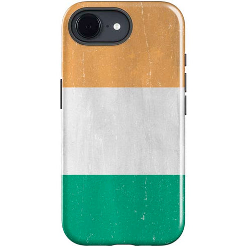 Ivory Coast Flag Distressed iPhone 16e Impact Case