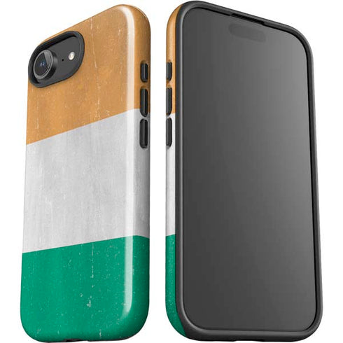 Ivory Coast Flag Distressed iPhone 16e Impact Case