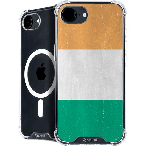 Ivory Coast Flag Distressed iPhone 16e MagSafe Case