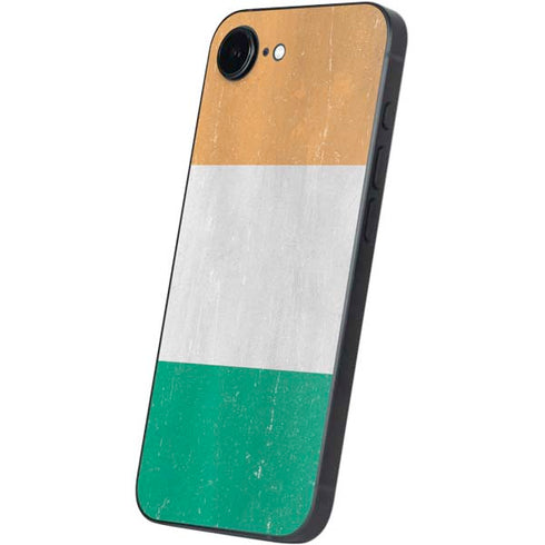 Ivory Coast Flag Distressed iPhone 16e Skin
