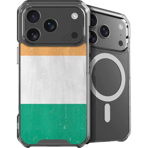 Ivory Coast Flag Distressed iPhone 18 Pro MagSafe Case