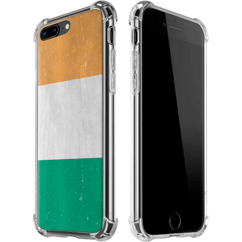 Ivory Coast Flag Distressed iPhone Cases