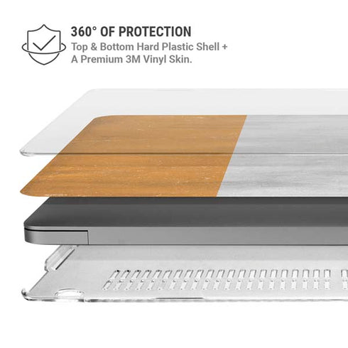 Ivory Coast Flag Distressed MacBook Cases