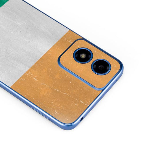 Ivory Coast Flag Distressed Moto G Play 4G (2024) Skin