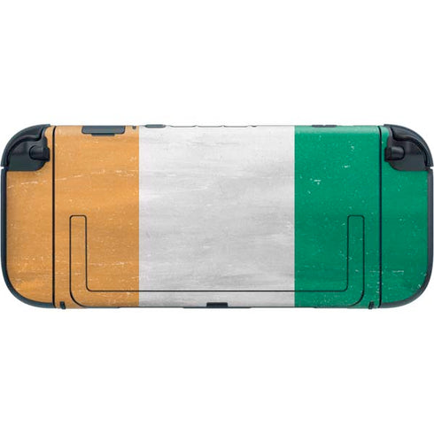 Ivory Coast Flag Distressed Nintendo Switch 2 (2025) with Joy-Con Skin
