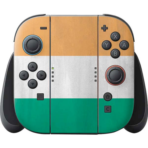 Ivory Coast Flag Distressed Nintendo Switch 2 (2025) Joy-Con Controller Skin