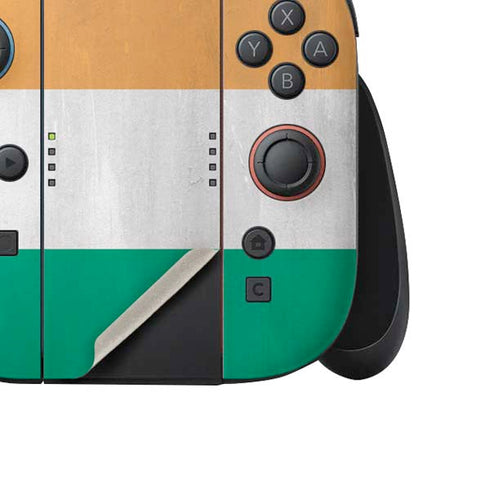 Ivory Coast Flag Distressed Nintendo Switch 2 (2025) Joy-Con Controller Skin