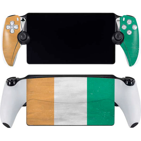 Ivory Coast Flag Distressed PlayStation PS5 Skins