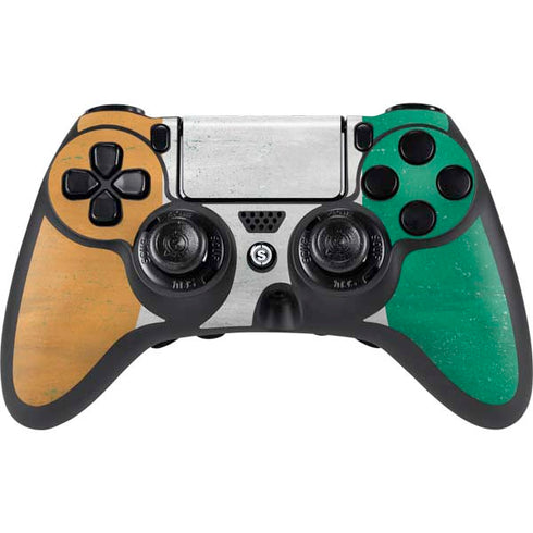 Ivory Coast Flag Distressed PlayStation PS4 Skins