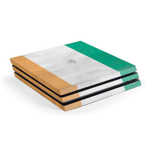 Ivory Coast Flag Distressed PlayStation PS4 Skins