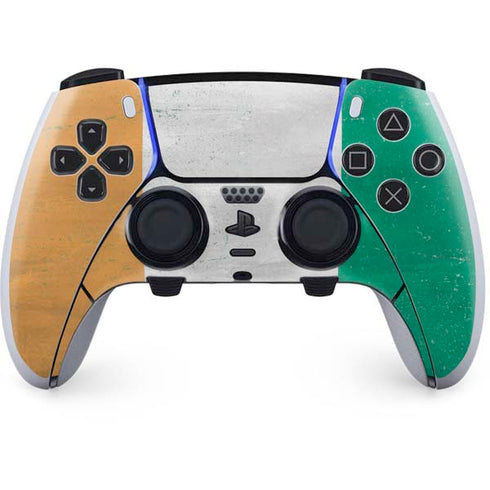 Ivory Coast Flag Distressed PS5 DualSense Edge Pro Controller Skin