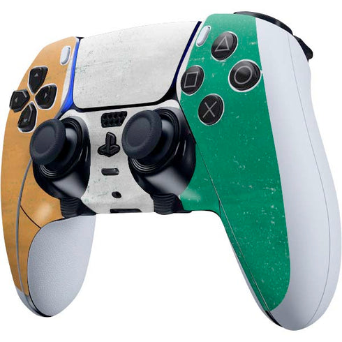 Ivory Coast Flag Distressed PS5 DualSense Edge Pro Controller Skin