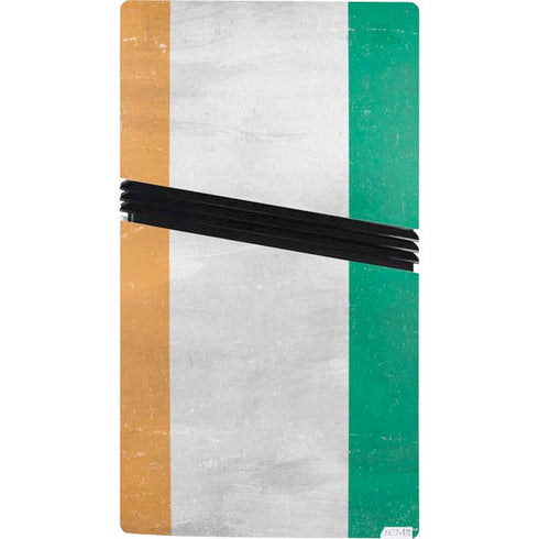 Ivory Coast Flag Distressed PS5 Pro Bundle Skin