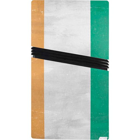 Ivory Coast Flag Distressed PS5 Pro Console Skin