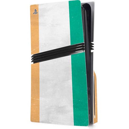 Ivory Coast Flag Distressed PlayStation PS5 Skins