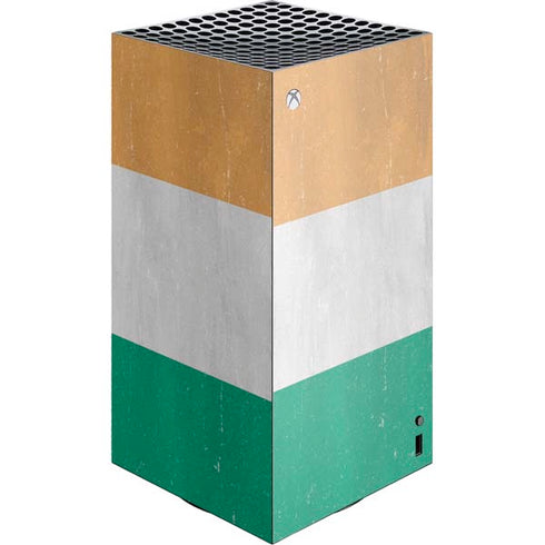 Ivory Coast Flag Distressed Xbox Series X Skins