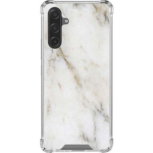 Ivory Taupe Galaxy A17 Clear Case