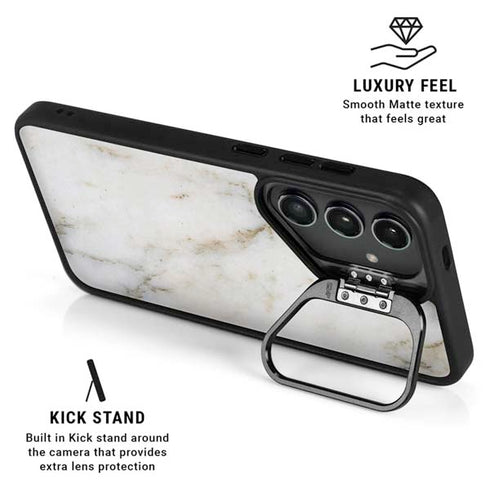 Ivory Taupe Galaxy S24 Plus Kickstand Case