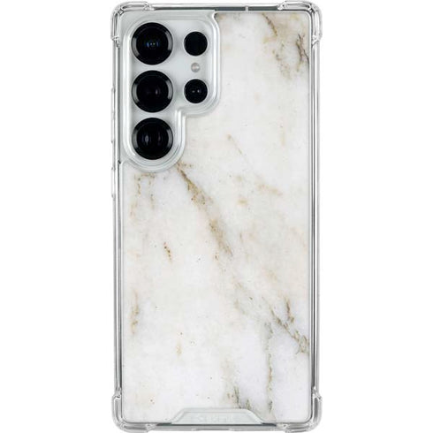 Ivory Taupe Galaxy S25 Ultra Clear Case