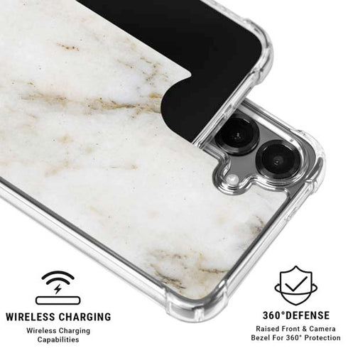 Ivory Taupe Galaxy S26 Plus Clear Case