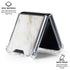 Ivory Taupe Galaxy Z Flip6 Clear Case