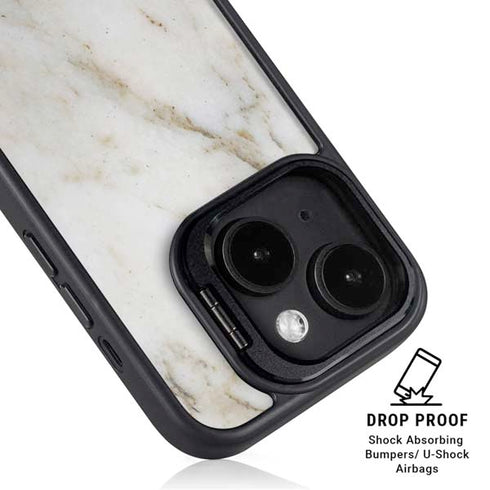 Ivory Taupe iPhone 13 Kickstand Case