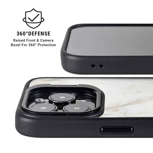 Ivory Taupe iPhone 14 Pro Kickstand Case